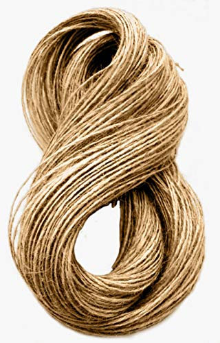 100m-2ply Jute Twine Sisal String Soft Natural Brown Burlap Hessian Rustic Cord