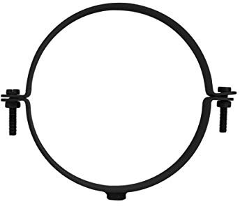LANZZAS Lot de colliers de serrage pour tuyau de poêle, pour un diamètre DN 130 mm, couleur : noir. Vous trouverez d'autres tuyaux de notre gamme ici.