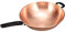 Funmaker HeatEven Poêle en cuivre pur fait à la main Wok à frire en cuivre anti-adhésif 32 cm de diamètre