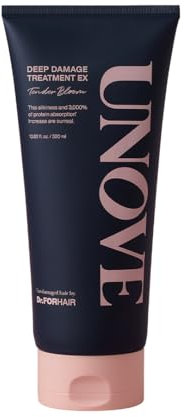 UNOVE Deep Damage Hair Treatment Mask Ex 320 ml/10.82fl.oz | Premium Nourishing Hair Mask | Conditioner for Dry Frizzy Damaged Hair with Keratin-PF | Strengthening & Hydrating