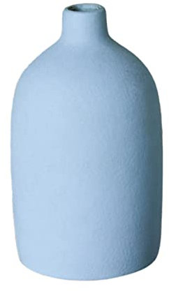 Vaso per Fiori in Ceramica, Vaso per Piante in Vaso Floreale Secco in Ceramica di Arte Moderna Nordica, Centrotavola per Tavolo da Pranzo per la Decorazione Dell'ufficio del Soggiorno di Casa(Azzurro)