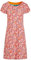 Weird Fish Tallahassee Organic Jersey Dress Tango Red Size 14