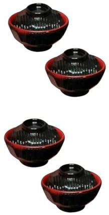 PRETYZOOM 4 Set crea Il Tuo - Ciotole in Miniatura Giapponesi in Per Set Da Cucina Decorazioni E Giocattoli Educativi