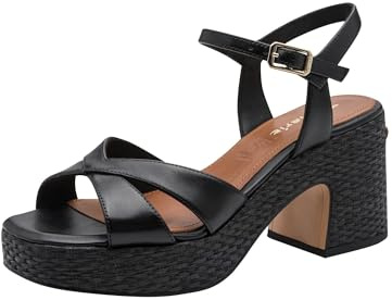 Tamaris Sandalette plateforme Femme Cuir