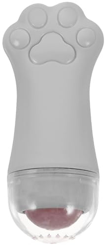 Healvian Masseur de Visage Confort Prise en Main Rouleau Patte de Chat en ABS Léger et Compact Améliore Élasticité Peau pour massage yeux et soin facial pour Femmes