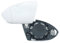 HZ-DESIGN Spiegelglas Ersatzspiegel Links Fahrerseite Spiegel asphärisch 5G0857521 kompatibel mit Golf 7 und Variant