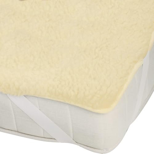 Erwin Müller Matratzenauflage Schurwolle Natur Größe 90x200 cm