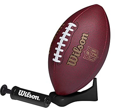 Wilson American Football NFL Ignition, Mischleder, Junior, Braun