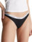 Calvin Klein Damen 5er Pack Strings Thong Low-Rise Baumwolle mit Stretch, Mehrfarbig (Black/Black/Black/Black/Black), L