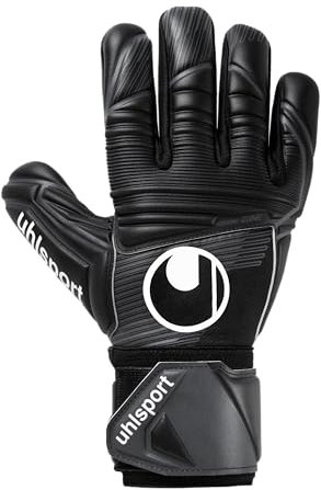 uhlsport Comfort Absolutgrip HN, Kinder und Erwachsene Torwarthandschuhe, Schwarz, 10.5 -