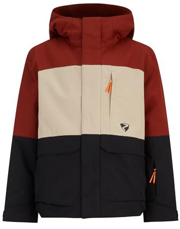 Ziener Kinder ALIM Ski-Jacke/Winterjacke | warm, atmungsaktiv, wasserdicht, black, 176