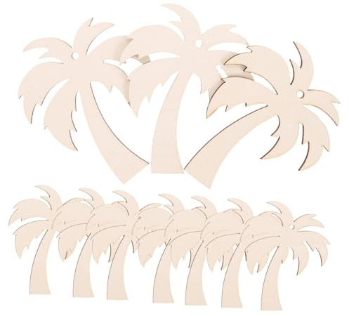 PHENOFICE 20piezas Madera Decorativa Rodajas Manualidades Diy Madera Resistente Para Pintura y Decoración Hogar Niño Niña