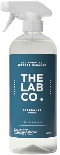 The Lab Co. Antibacterial All Purpose Cleaner 750ml Multi Surface Cleaning Spray Fragrance Free Unscented no perfume for sensitive skin