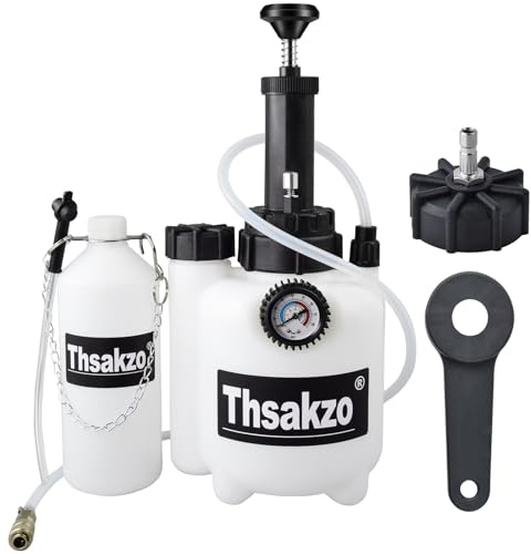 Thsakzo – Purgador de Frenos Automático de Aire Comprimido, 3L. Kit de Purgado Neumático de Líquido de Frenos, Kit de Purgado de Líquido de Frenos, Purgador Manual de Vacío de Líquido