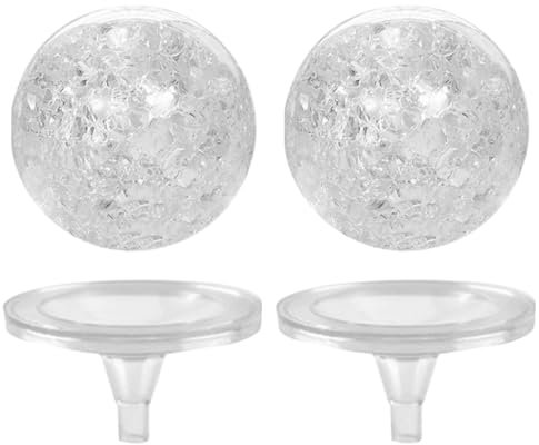 ABOOFAN 2pcs Crystal Ball Support for Fountain Balls Display Crystal Globes for Living Decors for Tabletop Craft and Indoor Sphere Crafts