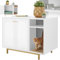 tectake® Katzentoilette Schrank, Katzenschrank für Katzentoilette, Katzenklo Schrank, verstecktes Katzenklo, Katzentoilettenschrank, Schrank Katzenklo mit Ablage und Katzenstreumatte