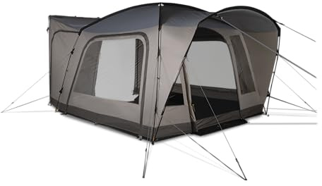 Kampa Roam Low Auvent pour Camping-Car et Bus, Tissu Polyester 75D, Marron, 16,23 kg, 390 x 300 x 210 cm