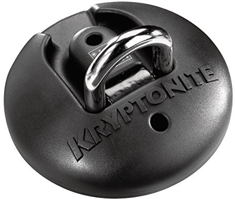 Kryptonite Schlosshalterung Boden/Wand Anker, 3500105, Schwarz