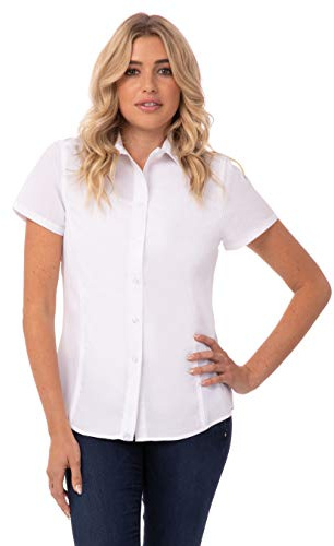 Chef Works Women's Universal Shirt, White, X-Large