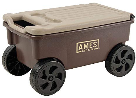 AMES 1123047100 Lawn Buddy Rolling Garden Cart
