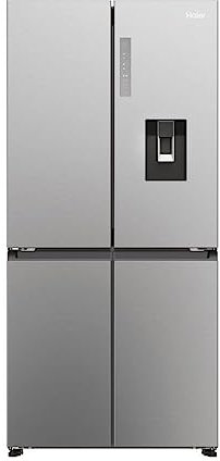 Haier CUBE 83 SERIE 3 HCR3818EWMM Frigorifero Frigorifero/Total No Frost/Distributore di acqua con serbatoio/Inverter Compressore/XL Slim Line Air Surround/Frontale in acciaio inox