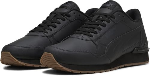 PUMA Unisex ST Runner V4 L Sneaker, Black-Strong Gray-Gum, 44 EU