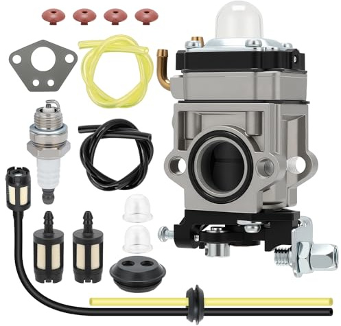 E-RFSEY 52cc 49cc 43cc Carbu Carbu-kit med slang, tändstift och bensinfilter (15 st)