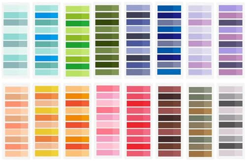 YOUYAYA 3200 Pièces Marque Page Adhesif, 16 Styles Gradients Autocollantes D'index Inscriptible Sticky Tabs pour Marqueur de Page D'école de Bureau Marqueur Adhésif