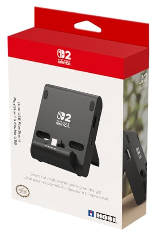 HORI Dual USB PlayStand for Nintendo Switch 2 - Officially Licensed by Nintendo