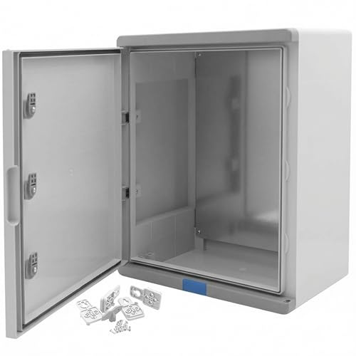 Quadro elettrico esterno BOXEXPERT IP67 in ABS 500×400×240 mm (Fleet Pro). Impermeabile fino a 1 m. Scatola di distribuzione industriale vuota, robusta e resistente per impianti elettrici esterni
