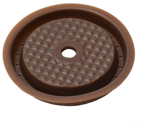 Återanvändbar silikon för VertuoLine påfyllningsbar för kapslar – BPA-fria tätningar för kaffemaskiner – 4-pack med sked och borste (4 lock)