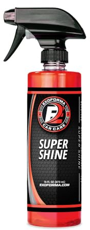 ExoForma Super Shine - High Gloss & Quick Shine Spray for Cars - Car Care Products - Cleaning Spray & Gloss Finish - Easy to Apply, 16 oz