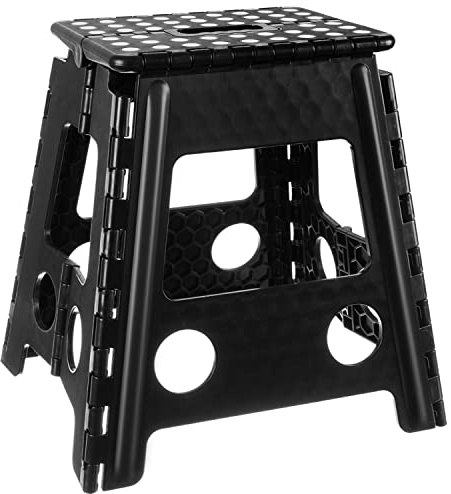 Fällbar pall sittpall plast 39 cm stegpall badpall upp till 100 kg 18595