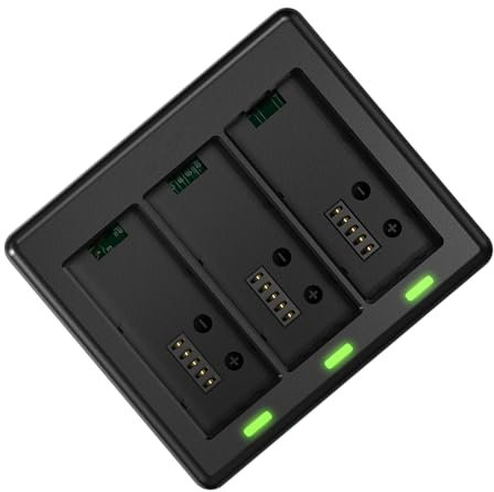 Adaptateur de charge rapide de batterie à 3 emplacements, protection contre les surtensions, adaptateur de charge de batterie pour 13