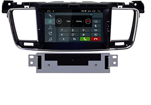 Pizgear 1 Din Bilradio Android 10. 0 Bil DVD-spelare GPS-navigering Aadio WiFi Ratt Multimedia Fit, for Peugeot, 508 2011-2015 Bilmultimediagränssnitt