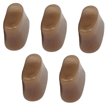 Mikikit 5 Piezas De Bloques De Silenciamiento Para Flauta Almohadillas Duraderas De Goma Para Botones De Flauta Accesorios Para Silenciadores En Presentacion Para Músicos