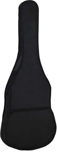 Runheo Gitarrväska 3/4 36 tum för klassisk gitarr, svart, 94 x 35 cm tyg, gigbag med rem och handtag, skydd för transport, förvaring, scen, provrum
