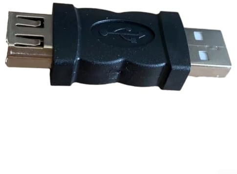 Auratrove Adaptador Firewire IEEE 1394 a USB 2.0, 6 Pines Hembra a Tipo A Macho y Juego, para cámaras de vídeo, escáneres, Discos Duros