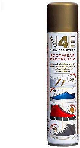 Netagon N4E Unisex Adults Rain & Stain Protect Shoe Waterproof Repellent Protector Spray for all Footwear & Trainers (safe on Leather, Suede, Fabric, Canvas, Rubber, Nubuck etc) 300ml