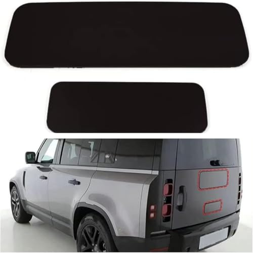 WangjunF Piastra di Copertura per Foro Ruota di scorta per portellone Posteriore per Land Rover Defender 110 2020-2024 - Black