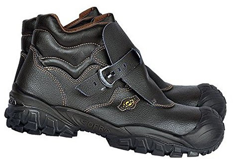 Cofra NT050-000.W46 NEW TAGO UK S3 SRC - Stivali antinfortunistici, colore: Nero/Marrone, taglia 46