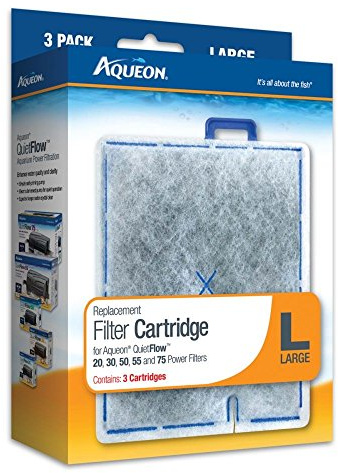 (2 Boxes) Aqueon 06087 Filter Cartridge, Large, 3-Pack each