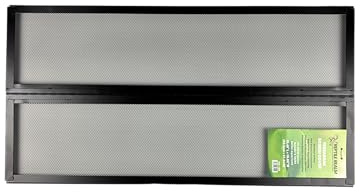 H2Pro - Reptile Realm - Aquarium Mesh Lid Screen Cover – Metal Screen Top for Fish Tanks & Terrariums, Rust-Resistant, High Airflow Design (40 Breeder - 36 3/8 x 18 5/8)
