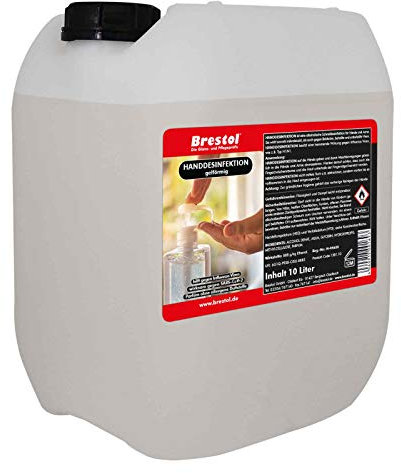 HANDDESINFEKTION Gel 10 Liter Desinfektionsmittel für Hand Haut Hände Desinfektion Händedesinfektion Desinfektionsgel Geldesinfektion gelförmig