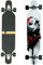 Flex2 bis 84kg - Camber Longboard (Flex2 bis 84kg, weiß Skull - Ahornholz)