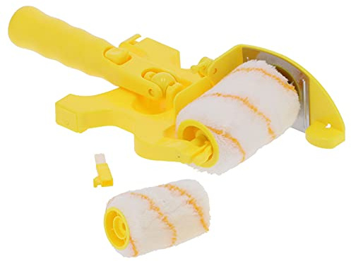Rouleau de Déligneur Rotatif à 360 °, Pinceau Multifonctionnel pour Déligneur de Peinture, pour Plafond Mural, Portes, Fenêtres, Plafonds, Murs D'accent, Plinthes, Balustrades de