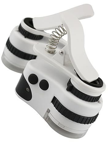 Mobile Phone Magnifier Microscope with LED Light 50x Clip-on