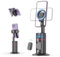 Magnetic Auto Face Tracking Tripod, 360° Rotation Smart Telefonhalter, Keine App erforderlich Gesicht Körper Selfie Stick Gimbal Stabilisator Handyhalterung für Videoaufnahme, Vlog, Live Streaming