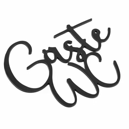 Gäste WC Schild,WC Schild Selbstklebend,18.7x14.9 CM Schild Gäste WC Deko,Toiletten Schild 3D Acryl,WC Türschild Deko für Toiletten in Restaurants,Büros,Schulen,anderen Bürobereichen geeignet