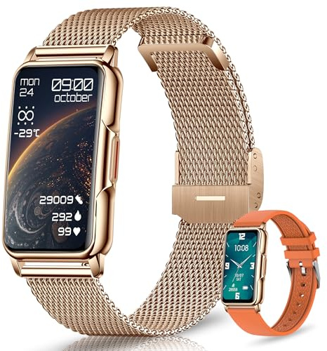 128+ sportlägen smart klocka för kvinnor och män, 1,47 tum HD-klocka för kvinnor med bluetooth, väder, sömn, spO2, blodtryck, hjärtfrekvens, stillasittande påminnelse, smartwatch hälsa Android/iOS